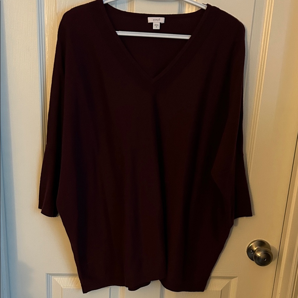 J. Jill PureJill Plum Poncho